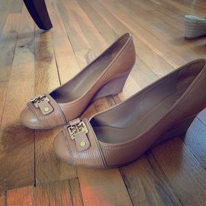 Tory Burch leather wedge